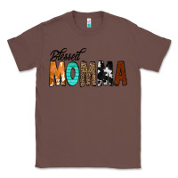 Chestnut Blessed Momma Classic Tee - CowCowDesign