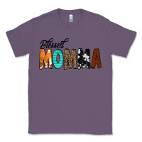 Lavender Blessed Momma Classic Tee - CowCowDesign