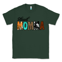 Sports Green Blessed Momma Classic Tee - CowCowDesign