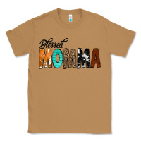 Toasted Coconut Blessed Momma Classic Tee - CowCowDesign