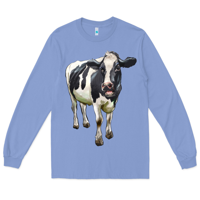 Holstein Bull Long Sleeve Tee by LillyAllenDesigns | Teevron