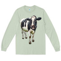 Matcha Holstein Bull Long Sleeve Tee - LillyAllenDesigns