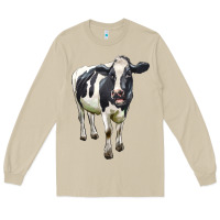 Mushroom Holstein Bull Long Sleeve Tee - LillyAllenDesigns