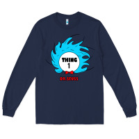Navy thing 1 Long Sleeve Tee - linhVisuals