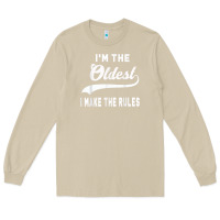 Mushroom im the oldest i make the rules siblings family Long Sleeve Tee - linhVisuals
