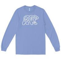 Colony Blue poconos pennsylvania pocono pa bear travel animal Long Sleeve Tee - linhVisuals