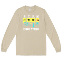 Mushroom stem education science tech engineering maths Long Sleeve Tee - linhVisuals