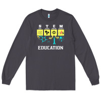 Stem Education Science Tech Engineering Maths Long Sleeve Tee | Teevron
