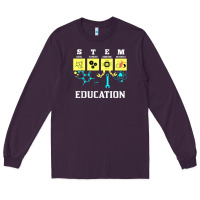 Plum stem education science tech engineering maths Long Sleeve Tee - linhVisuals