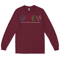 Burgundy stem science Long Sleeve Tee - linhVisuals