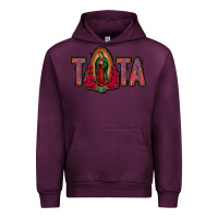 Mauve Wine tata lady of guadalupe Urban Hoodie - Jasminsmagicworld