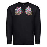 Black easter hands skeleton Premium Sweatshirt - Jasminsmagicworld