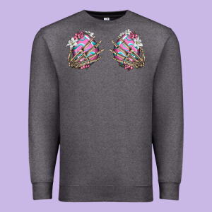 Easter Hands Skeleton Premium Sweatshirt Designed By Jasminsmagicworld