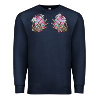 Navy easter hands skeleton Premium Sweatshirt - Jasminsmagicworld