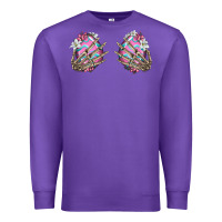 Purple easter hands skeleton Premium Sweatshirt - Jasminsmagicworld