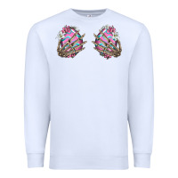 White easter hands skeleton Premium Sweatshirt - Jasminsmagicworld