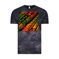 Cloud Black african tribal seamless pattern Vintage Tee - BundleAndBundleShop