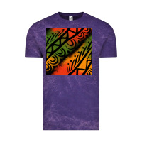 Cloud Purple african tribal seamless pattern Vintage Tee - BundleAndBundleShop