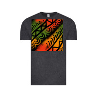 Vintage Black african tribal seamless pattern Vintage Tee - BundleAndBundleShop
