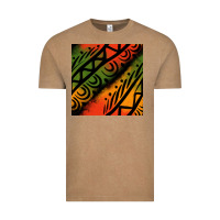 Vintage Coffee african tribal seamless pattern Vintage Tee - BundleAndBundleShop