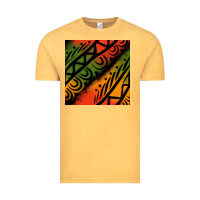 Vintage Mustard african tribal seamless pattern Vintage Tee - BundleAndBundleShop