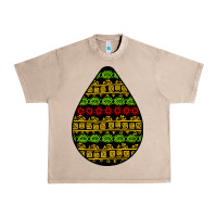 French Oak african masks teardrop Urban Heavy Tee - BundleAndBundleShop