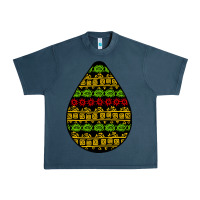 Midnight Navy african masks teardrop Urban Heavy Tee - BundleAndBundleShop
