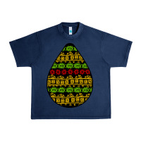 Navy african masks teardrop Urban Heavy Tee - BundleAndBundleShop