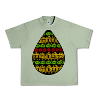 Oil Green african masks teardrop Urban Heavy Tee - BundleAndBundleShop