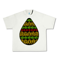 African Masks Teardrop Urban Heavy Tee | Teevron