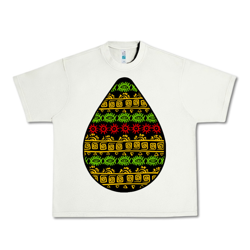 African Masks Teardrop Urban Heavy Tee by BundleAndBundleShop | Teevron