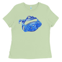 Matcha Chin Guard Fa Element 1 Ladies Tee - FaDigitalArtStudio