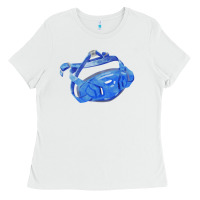 White Chin Guard Fa Element 1 Ladies Tee - FaDigitalArtStudio