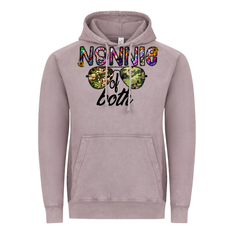 Nonnie Of Both Vintage Hoodie by CowhideDigitalArt | Teevron