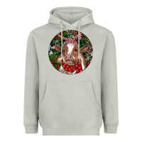 Moon Dust Brown Cow Christmas Heavyweight Hoodie - RanaPortraitStore