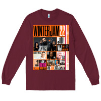Burgundy Winter Jam Long Sleeve Tee - linhVisuals