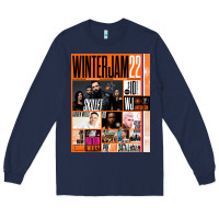 Navy Winter Jam Long Sleeve Tee - linhVisuals