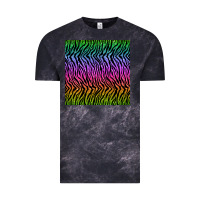 Cloud Black tiger glitter seamless pattern Vintage Tee - BundleAndBundleShop