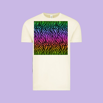 Tiger Glitter Seamless Pattern Vintage Tee Designed By Bundleandbundleshop