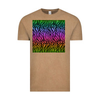 Vintage Coffee tiger glitter seamless pattern Vintage Tee - BundleAndBundleShop