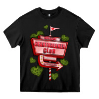 Black heartbreaker club olivia Heavy Core Tee - OliviaCreatesArt