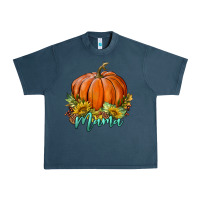 Midnight Navy pumpkin mama Urban Heavy Tee - BundleAndBundleShop