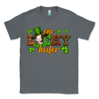 Charcoal Heather st patricks one lucky heifer baby cow Classic Tee - Artiststas