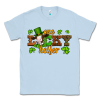Dusty Blue st patricks one lucky heifer baby cow Classic Tee - Artiststas