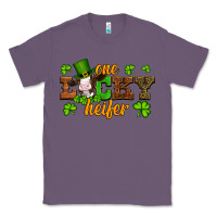 Lavender st patricks one lucky heifer baby cow Classic Tee - Artiststas