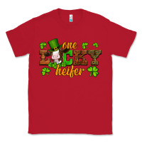 Red st patricks one lucky heifer baby cow Classic Tee - Artiststas