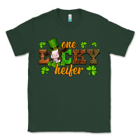 Sports Green st patricks one lucky heifer baby cow Classic Tee - Artiststas