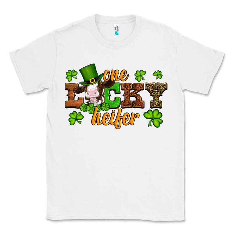 St Patricks One Lucky Heifer Baby Cow Classic Tee by Artiststas | Teevron