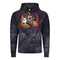 Cloud Black halloween pigs Vintage Hoodie - SublimationCraftShop