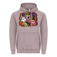 Vintage Zinc halloween pigs Vintage Hoodie - SublimationCraftShop